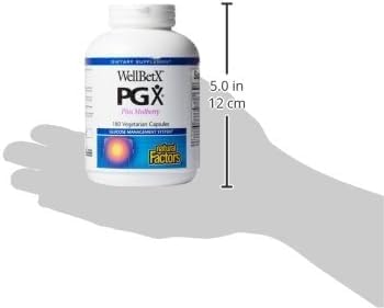 PGX by Natural Factors, WellBetX Plus Mulberry, 180 vegetarian capsules, 180 Capsules