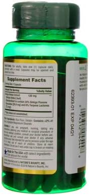 Nature's Bounty Ginkgo Biloba Capsule 120 mg 100 ea