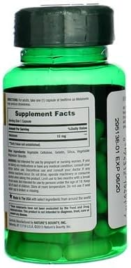 Nature's Bounty Melatonin 10mg Capsules 60 ea (Pack of 3)