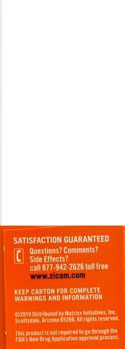 Zicam Ultra Cold Remedy Zinc Rapidmelts, Orange Cream Flavor, Homeopathic, Cold Shortening Medicine, Shortens Cold Duration, Sugar-Free, Dye-Free, 18 Count (Pack of 2)