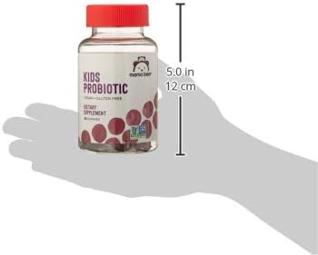 Amazon Brand - Mama Bear Vegan Probiotic, Berry, 60 Gummies, 1 Billion CFU per Gummy (Pack of 2)