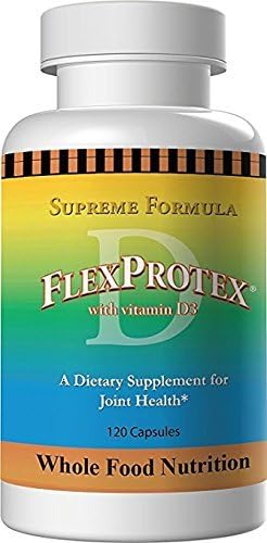 Flexprotex D Joint Muscle Bone Support Supplement Turmeric Glucosamine Chondroitin Ashwaghanda Bromelain Yucca 12 btl 1,440 Capsules