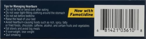 Zantac 360 Maximum Strength Tablets, 8 Count, Heartburn Prevention and Relief, 20 mg Tablets
