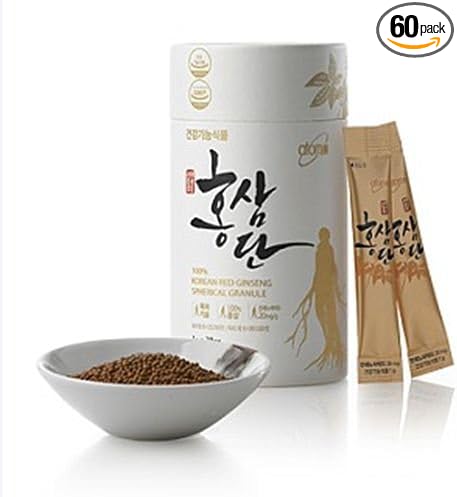 Korean Red Ginseng by Atomy Extract 100% Ginseng Pill 2 Botlles 1g x60packs