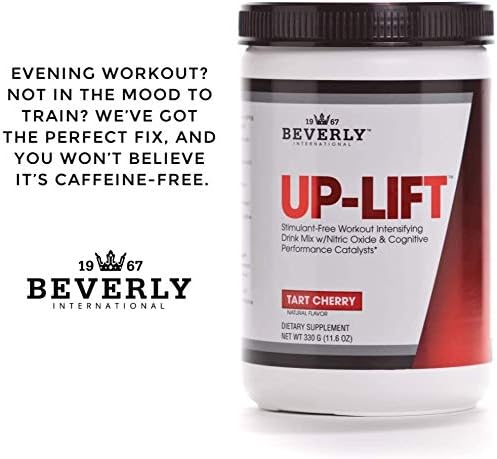 Beverly International Up-Lift Stimulant Free 330 grams. Workout Energy Drink Mix w/Nitric Oxide & Cognitive Performance Catalysts. UP Your Gaming. Beta Alanine, L-Citrulline, L-Tyrosine.