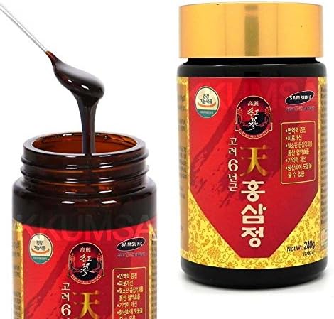 Korean 6years Root Red Ginseng Gold Extract, 240g(8.5oz) X 4ea, Saponin, Panax