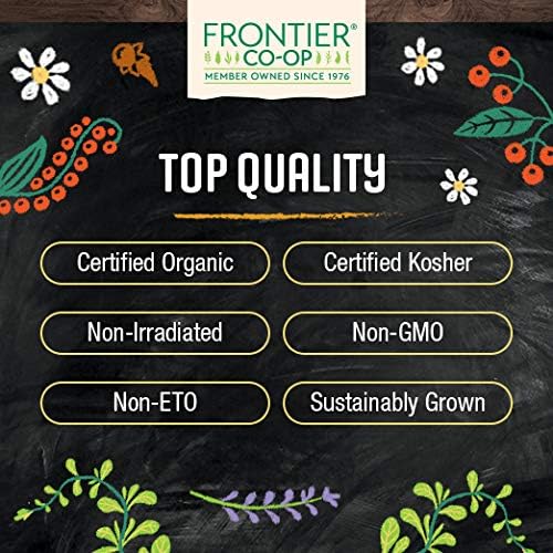 Frontier Co-op Organic Psyllium Husk 1lb - Whole Psyllium Husk, Organic & Kosher - Psyllium Husk Fiber for Baking, Psyllium Nutritional Supplement for Digestion, Psyllium Husk Powder Bulk