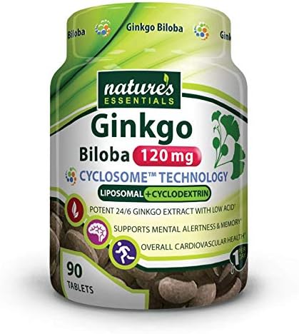 Liposomal Ginkgo Biloba | 120mg per Pill | Cognitive Support | Maximum Absorption Formula | 3 Month Supply | Non-GMO | Gluten-Free | Vegetarian | Lab Certified | USA
