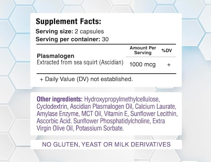 Mind+ Cognitive Enhancer Liposomal and Nanoencapsulated Plasmalogen