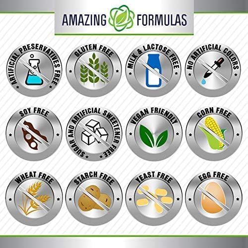 Amazing Formulas Vitamin C Supplement | 1000 Mg | Veggie Capsules | Non-GMO | Gluten-Free | Made in USA (100 Count, 2 Pack)