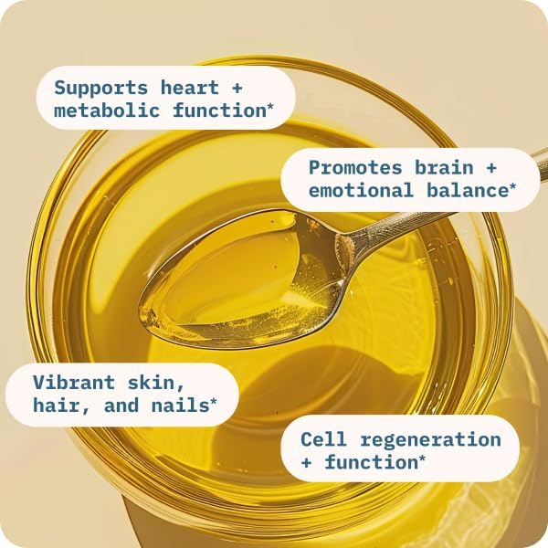 BodyBio Balance Oil - Essential Fatty Acids Omega 3 & 6 - Cold Pressed, Vegan, Organic Safflower and Flax Seed Oil Blend for Brain & Mood Support and Cellular Health, 16 oz