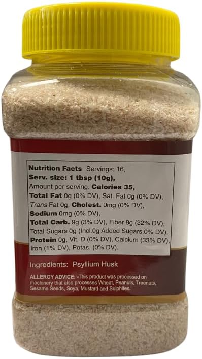Swad Isabgol - Psyllium Husk 5.6oz, 5.64 Ounce (Pack of 1), Yellow/Brown