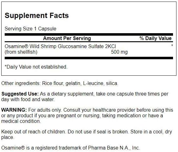 Swanson ULT Wild Shrimp GLUCOSAMINE 90 CAPS