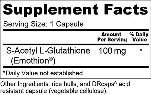 Wellness Resources Glutathione Ultra Supplement - Bioavailable S-Acetyl L-Glutathione (SAG) - Antioxidant, Detox & Cellular Health Immune Support - High Absorption, Non-GMO, Gluten-Free, 90 Capsules