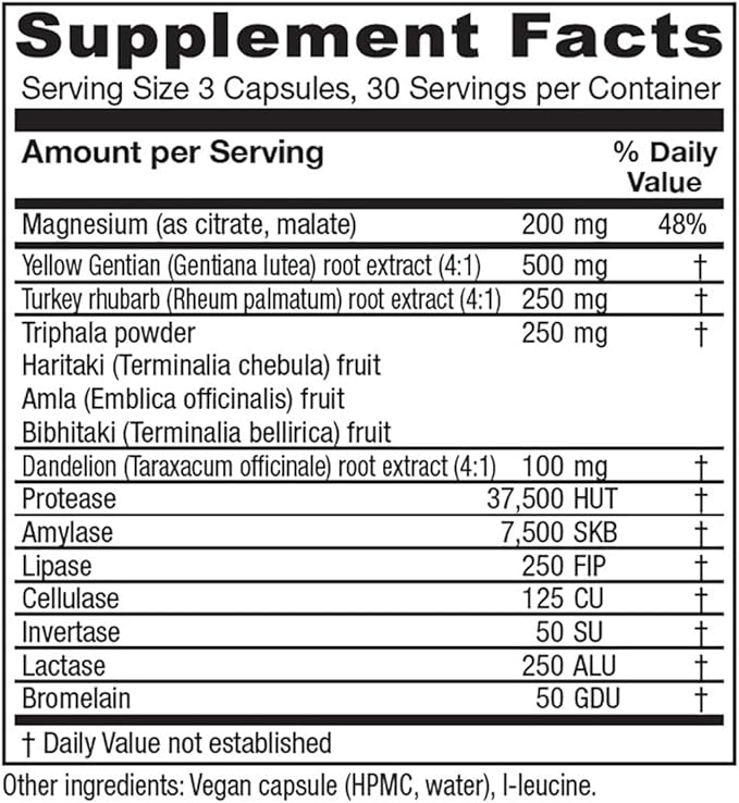 Vitanica Colon Motility Blend, Colon Support, Vegan, 90 Capsules