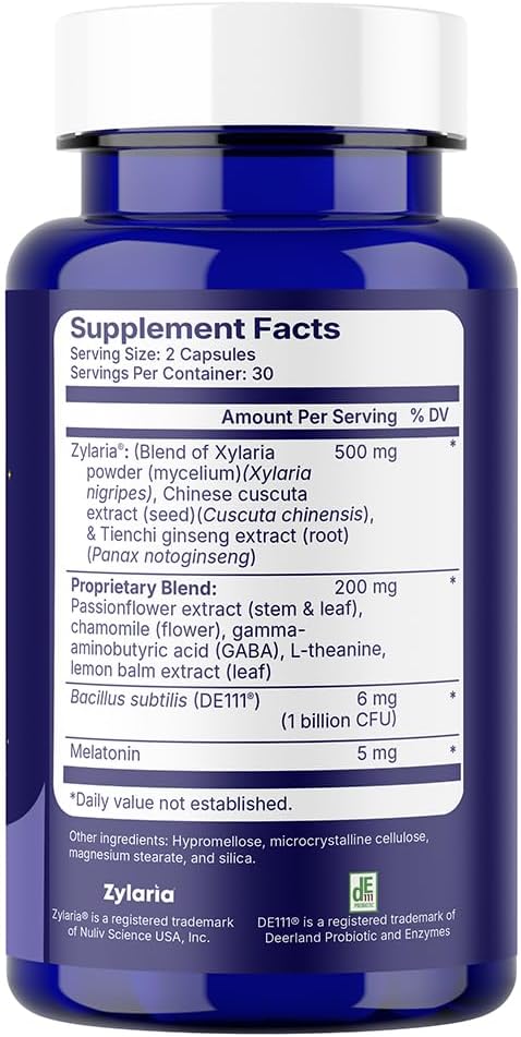 Santo Remedio Buenas Noches, Promotes Sleep, Supports Digestive Health, Contains Zylaria®, DE111® (Probiotics), Melatonin