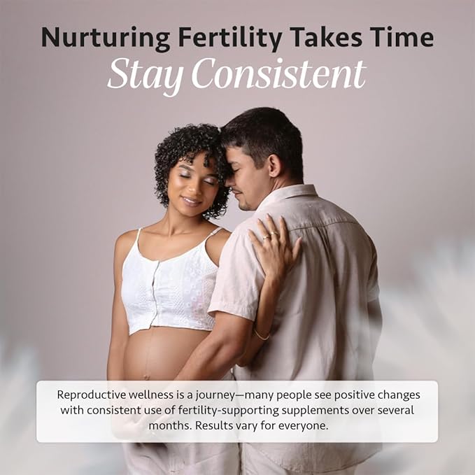 Ayurvedic Fertility Supplements for Women | Support Ovulation | Conception for Women | Egg Quality | Maca Root, Vitex, & Vitamins | Vegan | 90 Capsules - OSH Wellness
