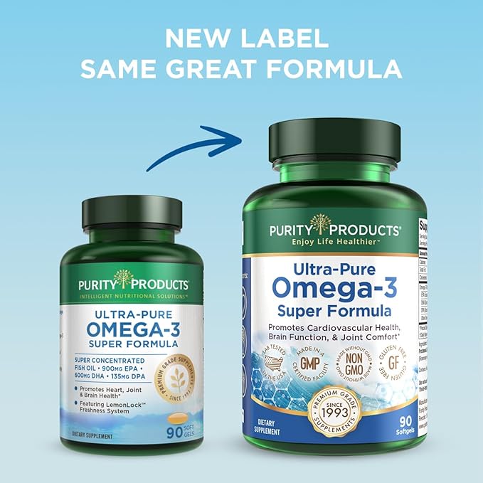 Purity Products - Ultra Pure Omega 3 Super Formula 90 Softgels