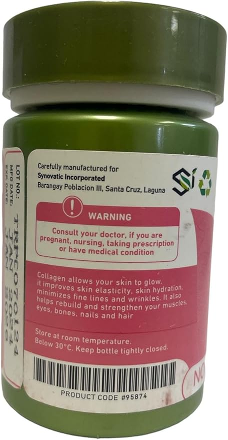 GlutaGenC Glutathione & Collagen Duo by Simplee Supplements, 30 Count (Pack of 2)