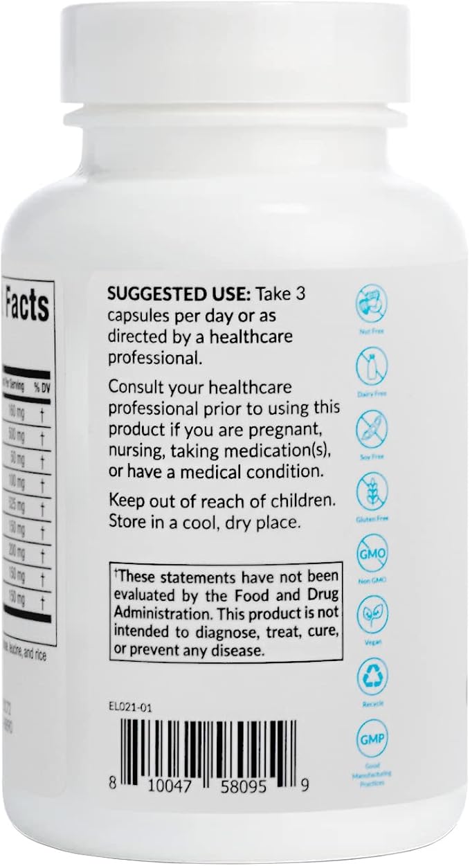 Equilife - Progesterone Support, Hormonal Balance for Women, Helps Supports Menstrual Pain and Overall Balance, Rich in Herbal Extracts, Non-GMO, Gluten-Free, Dairy- & Soy-Free (90 Capsules)