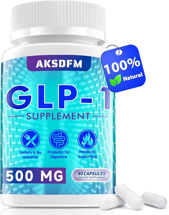 GLP-1 Supplement, GLP Activate Natural Formula, GLP 1 Support for Gut, Digestion, Energy, GLP-1 Levels & Overall Health - 60 Capsules
