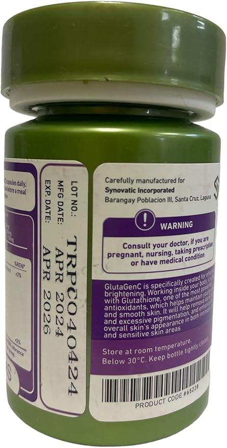 GlutaGenC Glutathione & Collagen Duo by Simplee Supplements, 30 Count (Pack of 2)