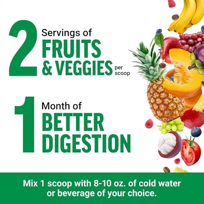 FORCE FACTOR Smarter Greens Superfoods + Energy Powder to Boost Energy & Support Digestion, Gut Health, Bloating, Greens Powder with Digestive Enzymes, Probiotics & Prebiotics, Lemon Lime, 30 Servings