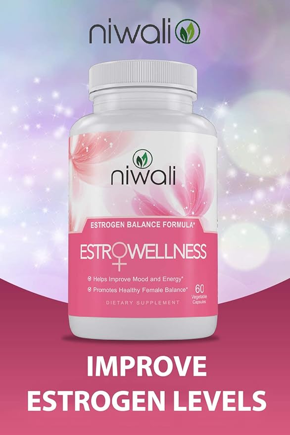 Estrogen Capsule for Women - Female Hormone Balance Supplement Menopause Mood and Energy Support - Restores Healthy Estrogen Levels | 60 Non-GMO Vegetarian Veggie Capsules