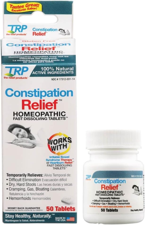 The Relief Products Constipation Relief, 50Count