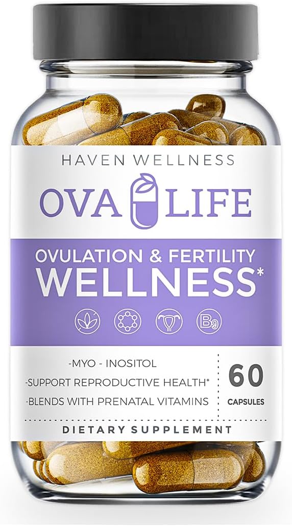 Fertility Supplements for Women - Hormone Balance & Ovarian Support -60 Capsules - Conception Vitamins with Folate - Pregnancy & Ovulation Support -22 Key Nutrients for Her Egg Quality