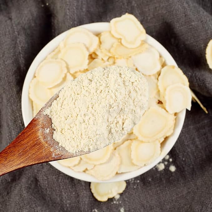 西洋参粉 - 8.81 oz Ginseng Powder Wisconsin Ginseng Root Powder - Non-GMO, Gluten Free Powdered - Use American Ginseng Herbal Supplement for Smoothies, Baking, Tea