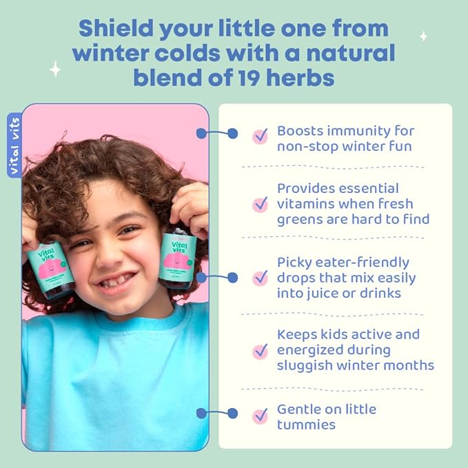 JoySpring Kids Zinc and Vitamin C and Liquid Multivitamin Drops for Kids