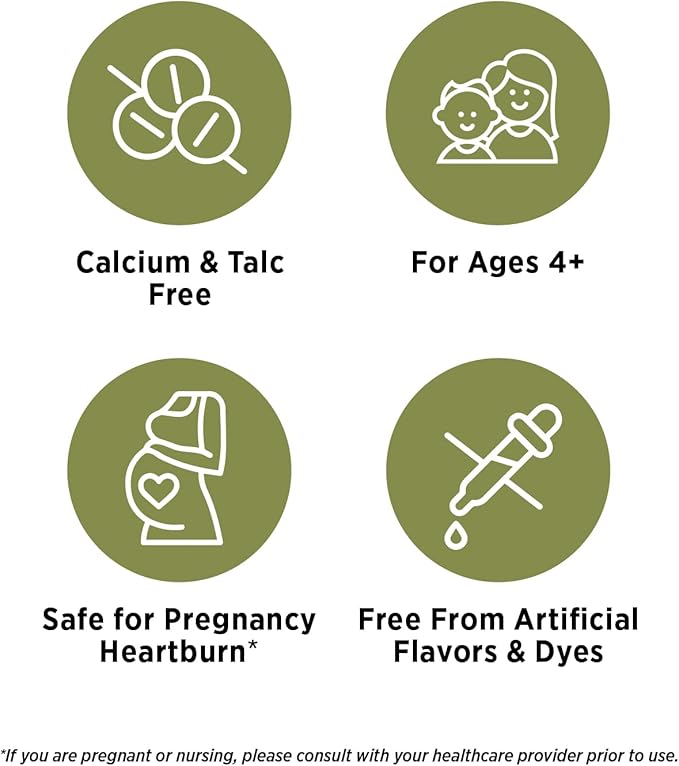 Matys Acid & Indigestion Relief Gummies, Safe Antacid for Occasional Acid Reflux & Heartburn in Adults & Kids 4 Years Old +, Low Sugar, Gluten Free, Vegan Gummy Made with Apple Cider Vinegar, 40 count