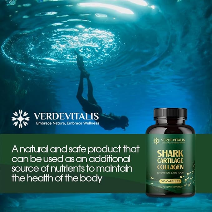 Fish Collagen Peptides Capsules - Non-GMO&Gluten Free Type I, II, III, V, X Hydrolyzed Collagen Supplements with Vitamin C - Supports Healthy Hair, Skin, Nails, & Joints- Made in USA -100 Capsules