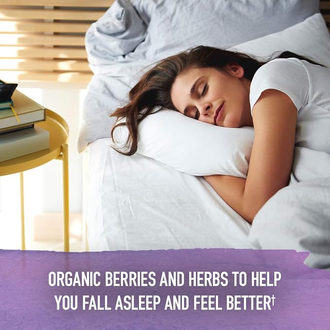 Garden of Life Organics Elderberry & Sleep Immune Syrup - Immune Support for Adults and Kids 12 and Older with Zinc and Vitamin C, Organic Liquid with Sleep Herbs, No Added Sugars, 6.59 fl oz