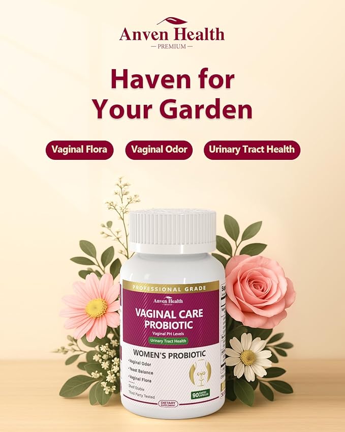 Vaginal Probiotics for Women - 60 Billion Womens Probiotic for Vaginal Flora, Odor, Yeast, Gut & Digestive Health with Saffron, Lecithin, Cranberry & Olive Leaf Extracts | 180 Veggie Caps