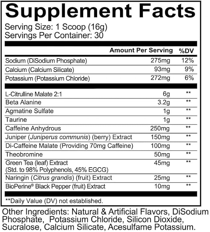 REDCON1 Total War Preworkout, Sour Gummy Bear - Contains 320mg of Caffeine from Green Tea, Juniper & Beta Alanine - Pre Work Out with Amino Acids to Increase Pump, Energy + Endurance (30 Servings)