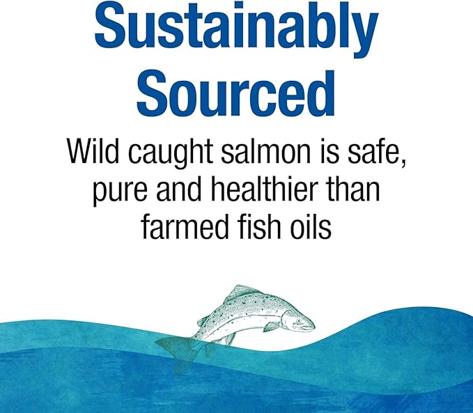 Complete Omega by Natural Factors, Wild Alaskan Salmon Oil, Supports Heart and Brain Health with Omega-3 DHA and EPA, 180 softgels (180 servings)