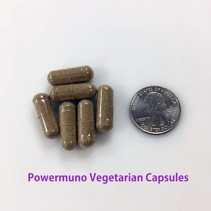 Powermuno Premium Immune Booster, Support 150 Vegi Caps - Elderberry, Propolis, Beta Glucan, Colostrum, Astragalus, Reishi, Cordyceps, Maitake, Agaricus Mushroom, Olive Leaf, Vitamin C, D, Zinc