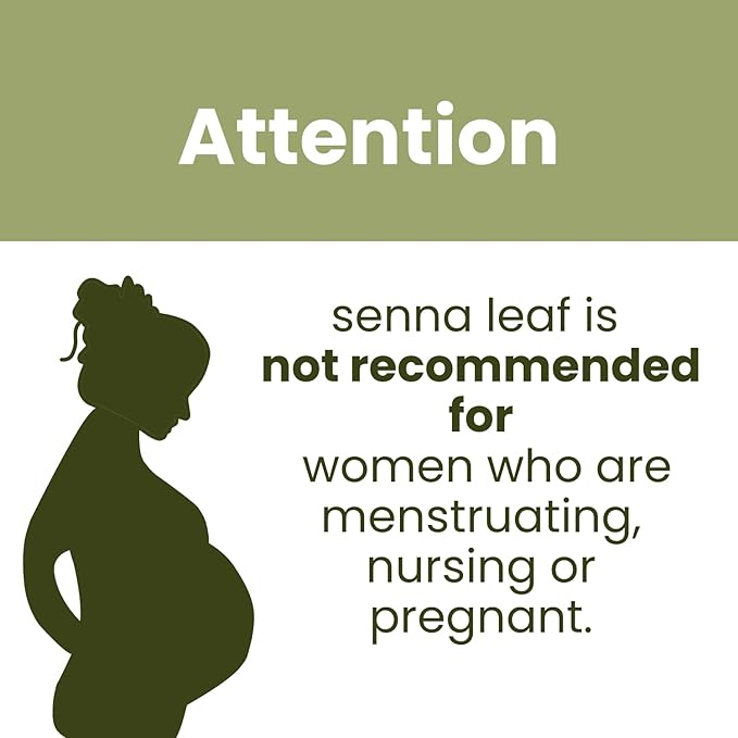 Senna Herbal Laxative Tea, Caffeine Free Tea Bags for Gentle Relief of Occasional Constipation, Supports Regular Digestion, Value Pack with 96 Decaf Bags