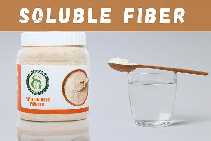Sown and Grown Psyllium Husk Powder- 12oz | Psyllium Husk for Baking | Cleanse Your Digestive System | Finely Ground Powder | Ideal for Baking | Non-GMO