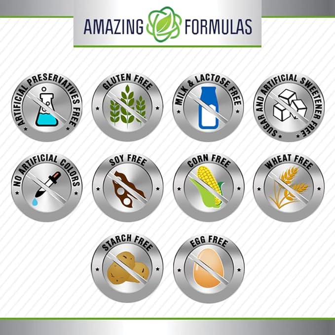 Amazing Formulas Borage Oil Supplement | 2000 Mg Per Serving | Softgels | Non-GMO | Gluten-Free | Made in USA (1 Pack, 90 Count)