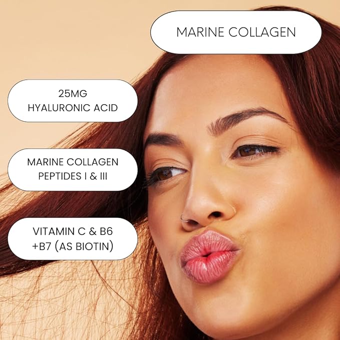Renew Marine Collagen Powder + Biotin & Hyaluronic Acid for Better Hair, Skin & Nails, Unflavored - 20 Scoops, 8oz