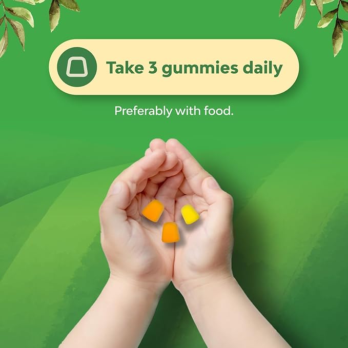 Bundle of Omega 3 Gummies for Kids, Tasty & Delicious and Liquid Multivitamin for Kids Immunity Support - Perfect DHA Omega 3,6,9 Gummies - Liquid Multivitamin Drops with DHA for Kids