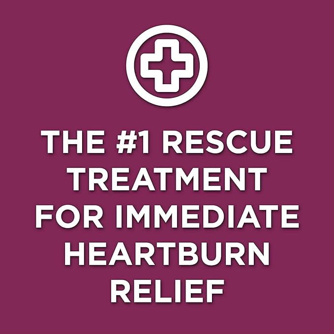 Antacid & Anti Gas Tablets - Immediate Heartburn Relief, Acid Reflux & Bloating & Gas Relief - Alumina, Magnesia & Simethicone - Cool Mint - 200ct