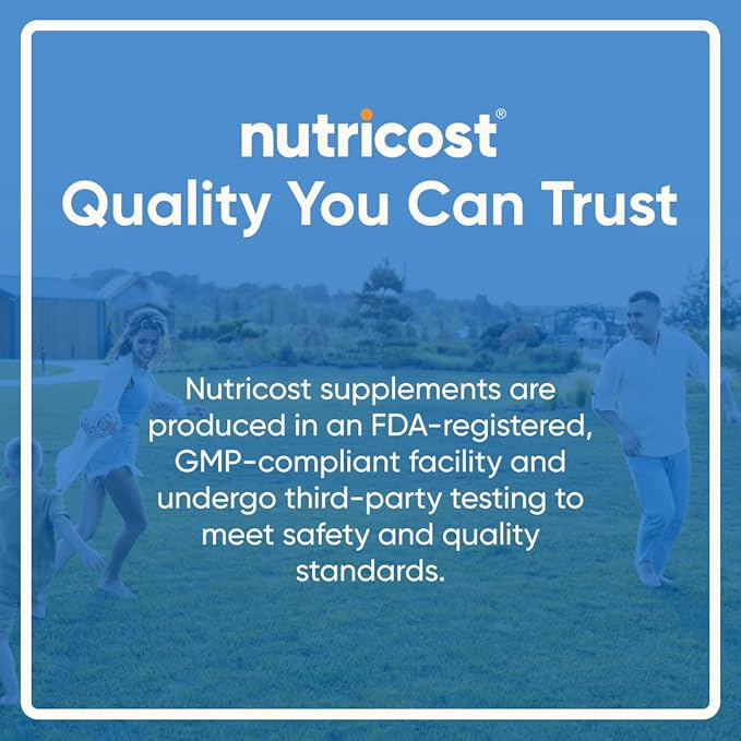 Nutricost Ashwagandha Herbal Supplement 600mg, 120 Capsules - Vegetarian, Non-GMO, Gluten Free, Ashwagandha Root
