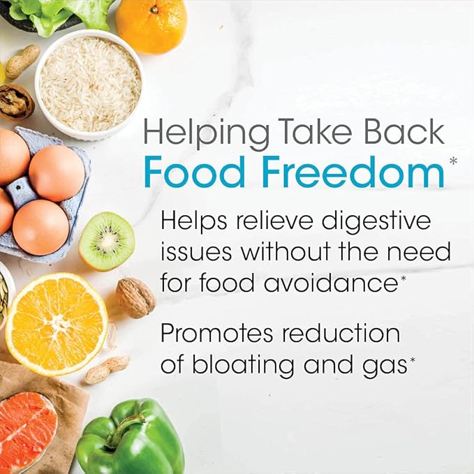 Silver Fern Bloat & Gas Relief Digestive Enzyme Blend - 1 Bottle = 30 Servings - FODMAP & Bloating Digestion Supplement with Tolerase L, Pectinase & More (1 Bottle)