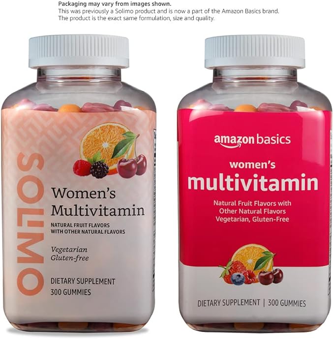 Amazon Basics Women's Multivitamin, 300 Gummies (150 Servings) (Previously Solimo) (Pack of 3)