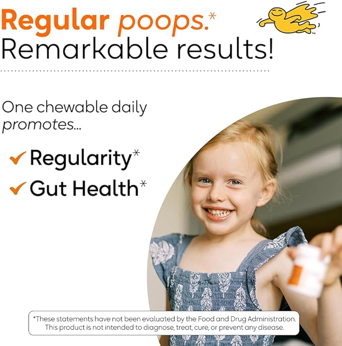 BioGaia Protectis Chewable Tablets for Toddlers, Kids, and Teens Occasional Stomach Pain, Constipation, Diarrhea, and Regularity, 30 Tablets, 2 Pack
