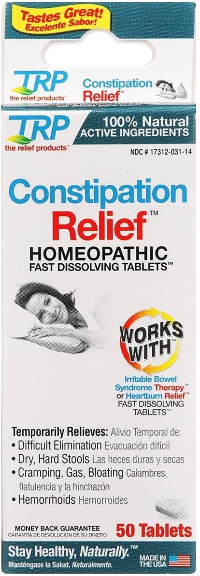 The Relief Products Constipation Relief, 50Count